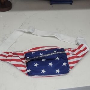 Patriotic Stars and Stripes Fanny Pack